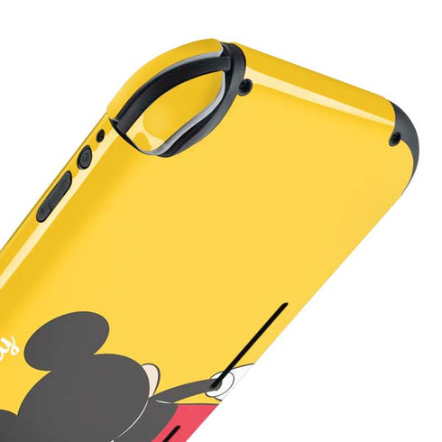 Disney Mickey Mouse Backwards Nintendo Switch Lite Skin